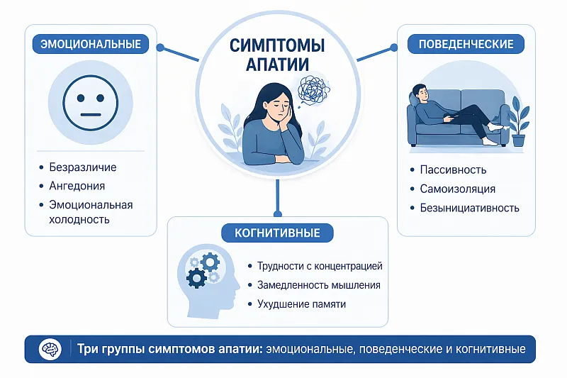 Апатия: что это такое, причины, симптомы и как с ней справиться